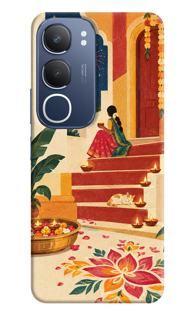 Diwali Rangoli Vivo Y29 5G Hard Case Back Cover by Casekaro