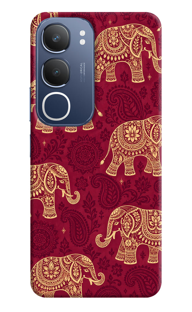 Maroon Elephant Vivo Y29 5G Hard Case Back Cover by Casekaro