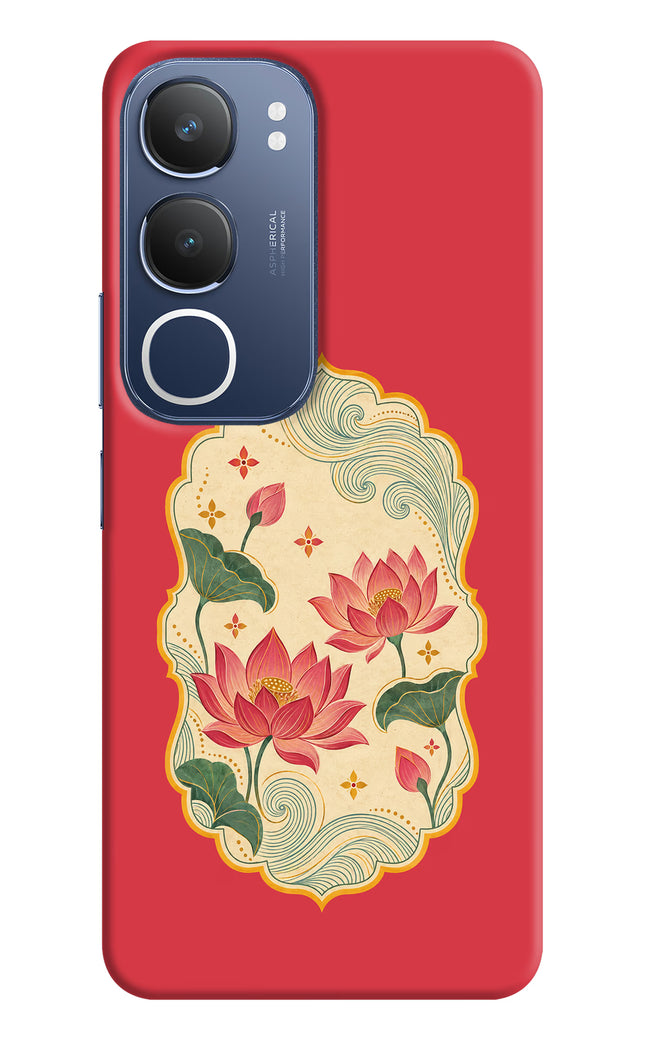 Pink Lotus Vivo Y29 5G Hard Case Back Cover by Casekaro