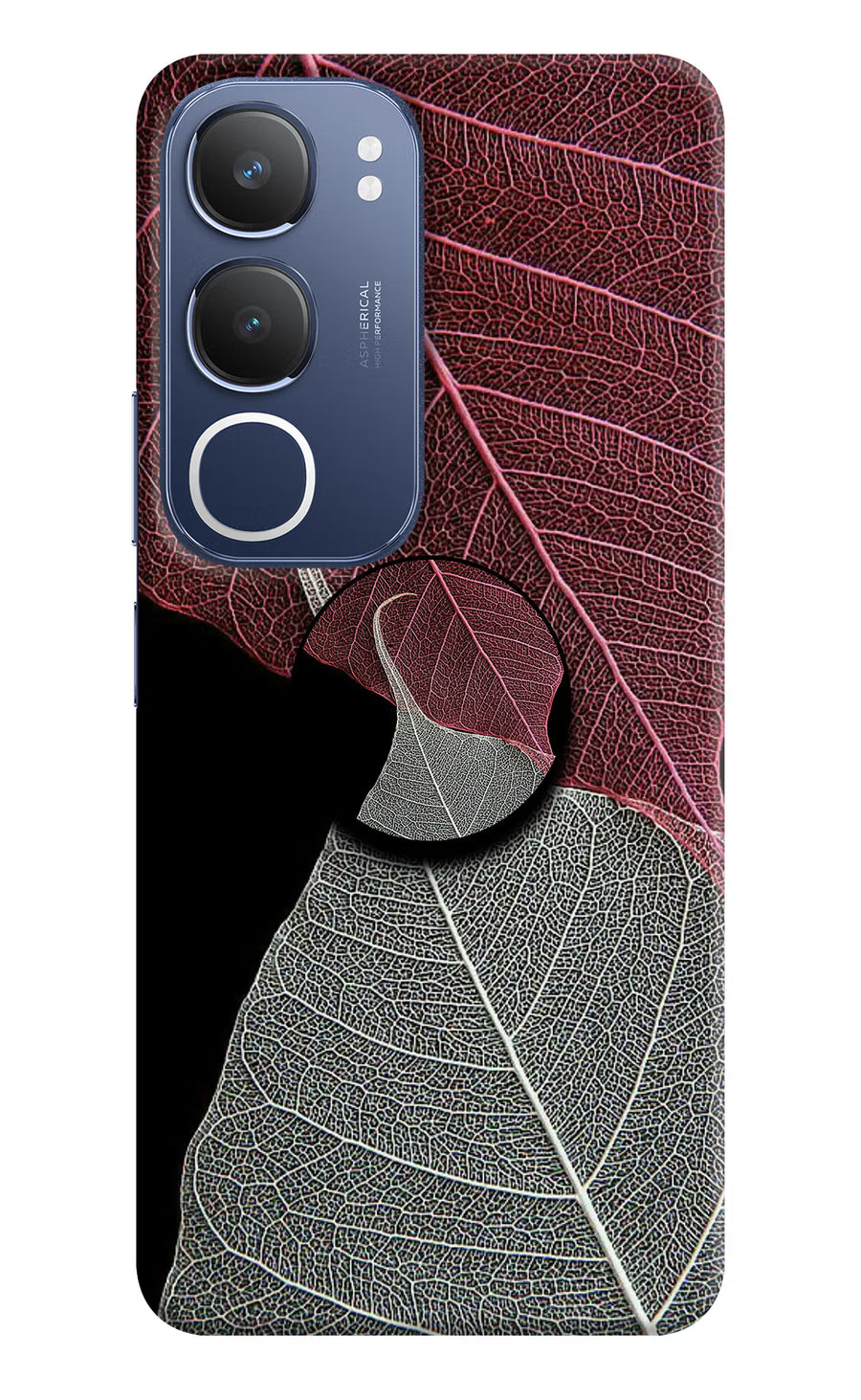 Leaf Pattern Vivo Y29 5G Pop Case, Hard case