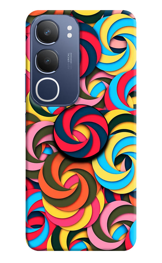 Spiral Pattern Vivo Y29 5G Pop Case by Casekaro