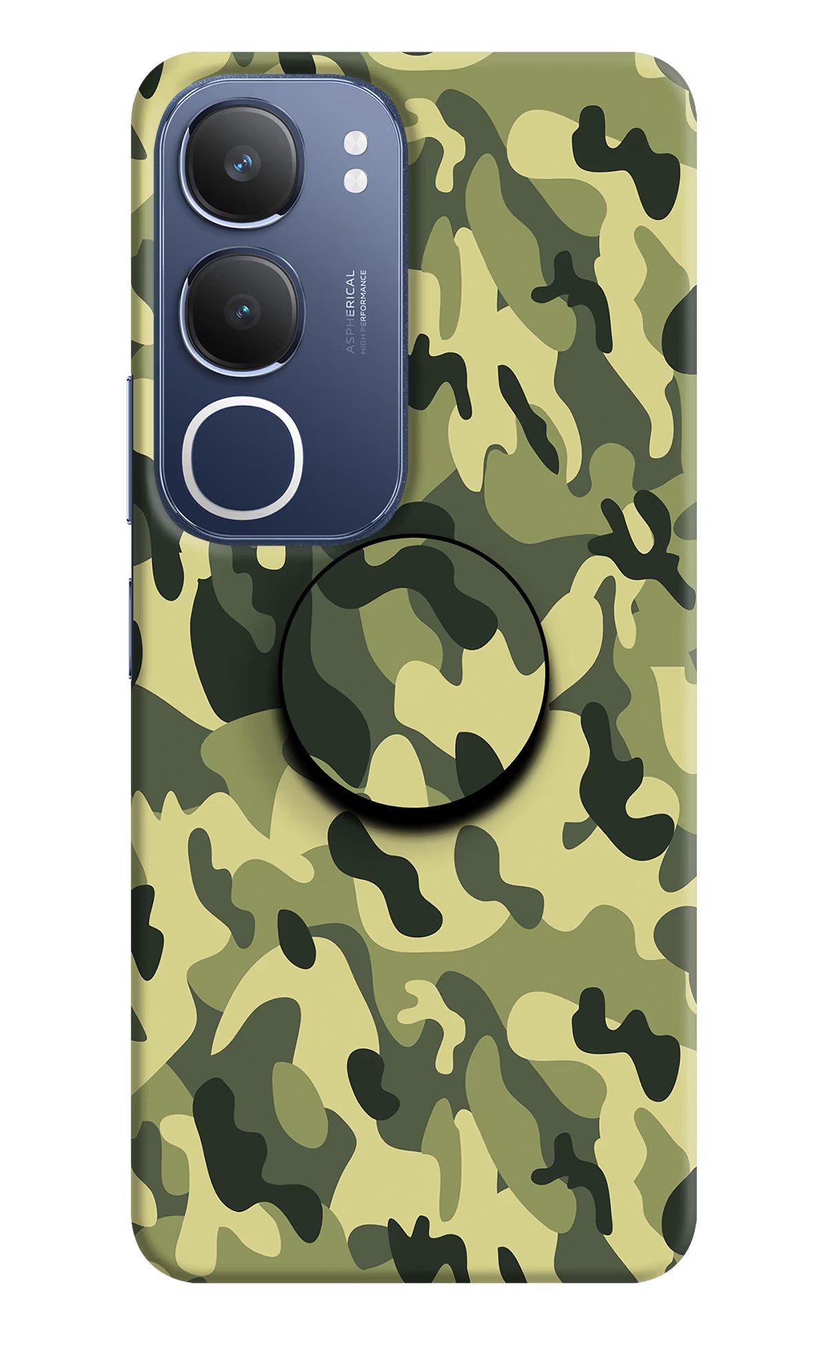 Camouflage Vivo Y29 5G Pop Case by Casekaro