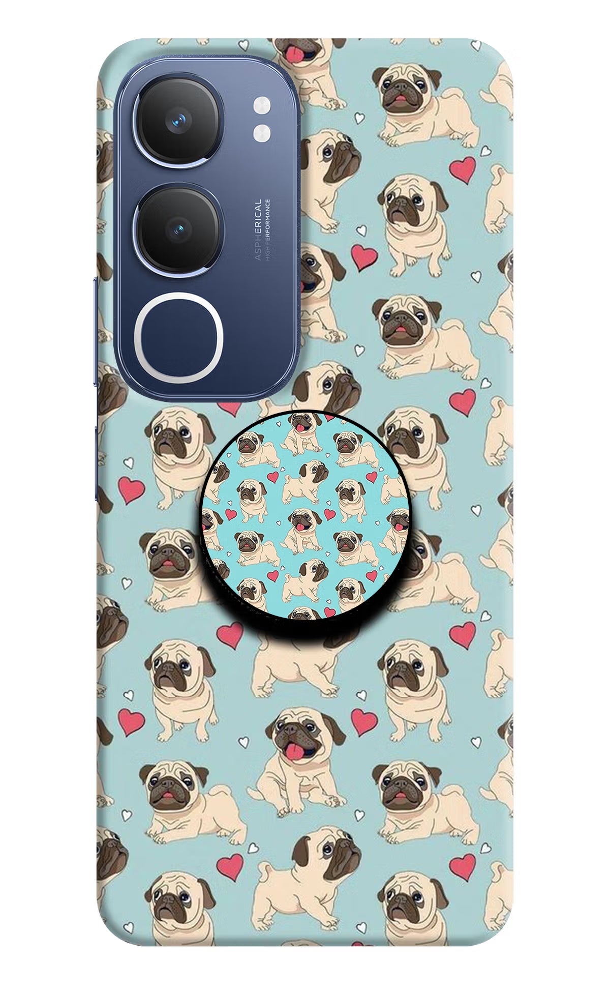 Pug Dog Vivo Y29 5G Pop Case by Casekaro