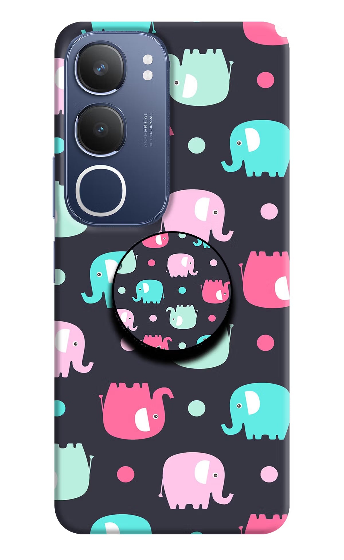 Baby Elephants Vivo Y29 5G Pop Case by Casekaro