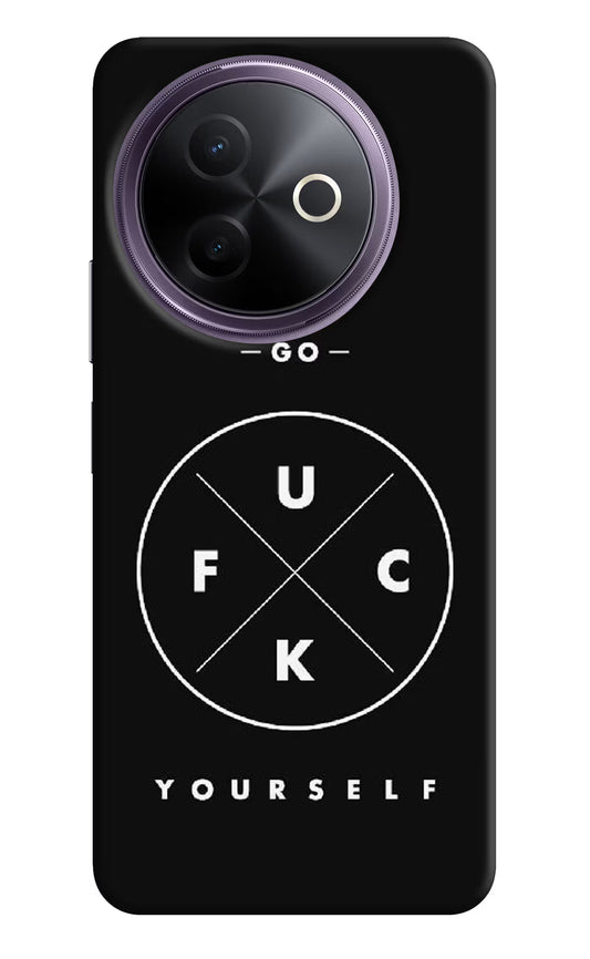 Go Fuck Yourself Vivo Y39 5G Hard Case Back Cover by Casekaro