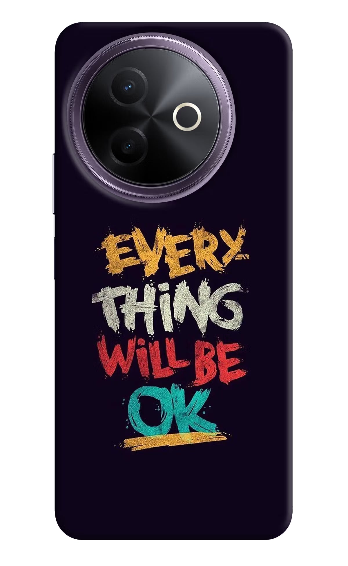 Everything Will Be Ok Vivo Y39 5G Hard Case Back Cover by Casekaro