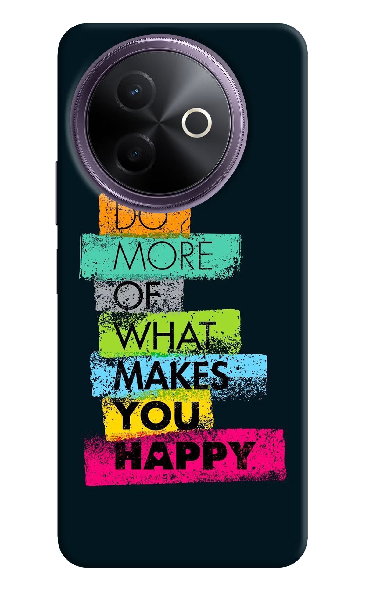 Do More Of What Makes You Happy Vivo Y39 5G Hard Case Back Cover by Casekaro