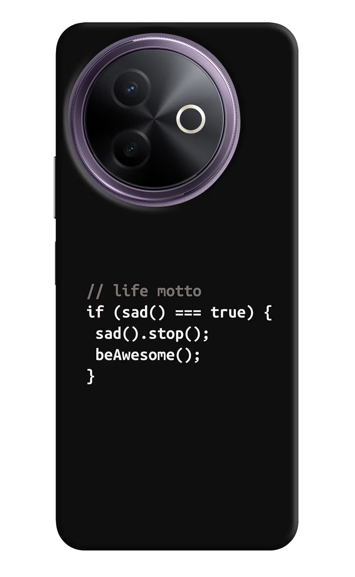 Life Motto Code Vivo Y39 5G Hard Case Back Cover by Casekaro