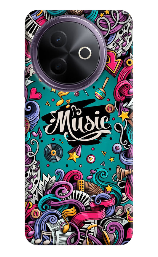 Music Graffiti Vivo Y39 5G Hard Case Back Cover by Casekaro