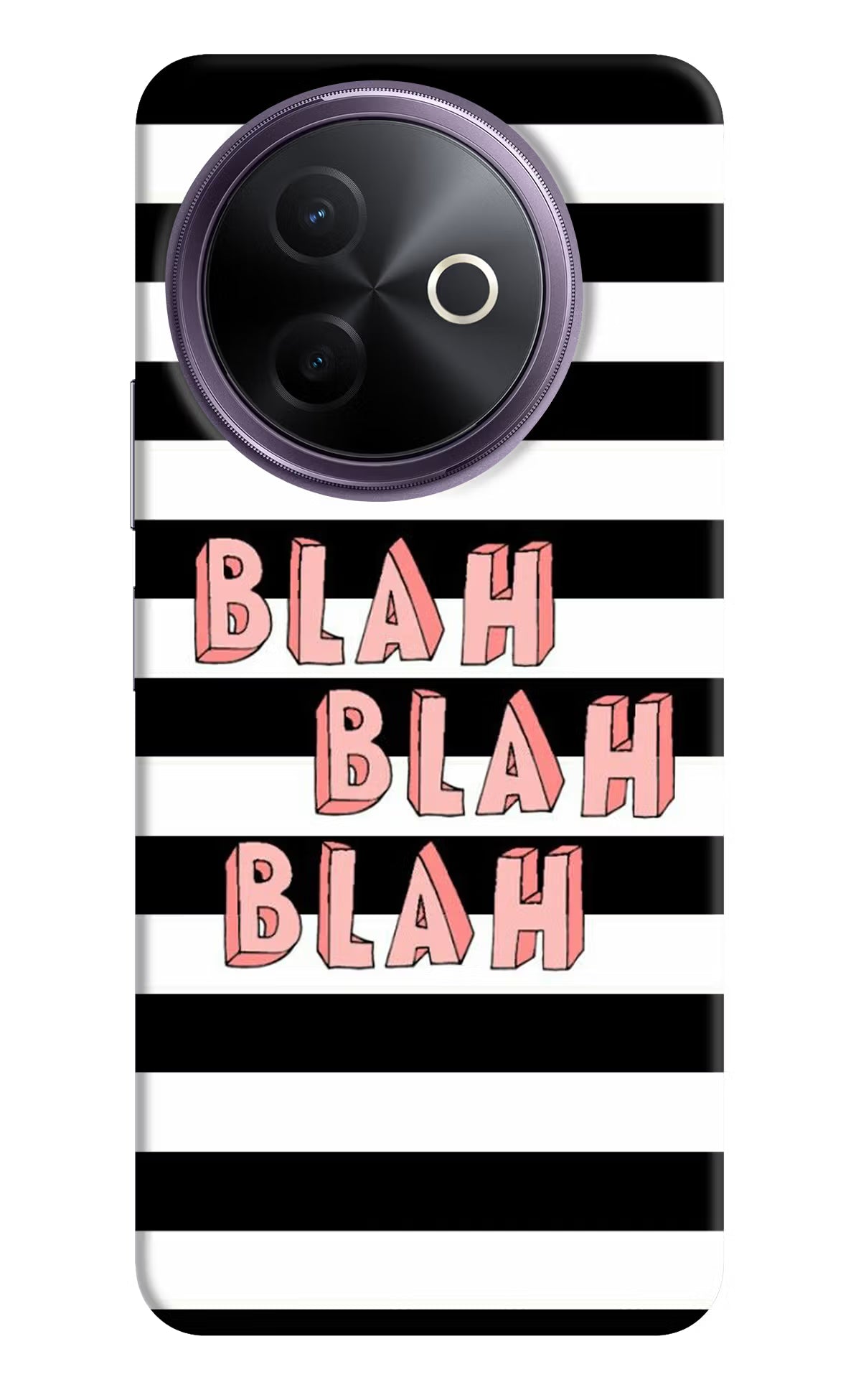 Blah Blah Blah Vivo Y39 5G Hard Case Back Cover by Casekaro