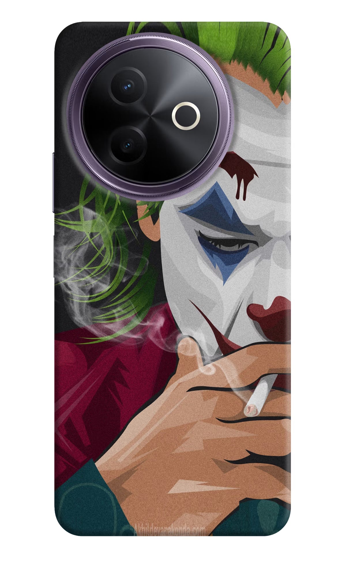 Joker Smoking Vivo Y39 5G Hard Case Back Cover by Casekaro
