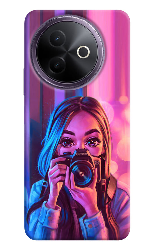 Girl Photographer Vivo Y39 5G Hard Case Back Cover by Casekaro