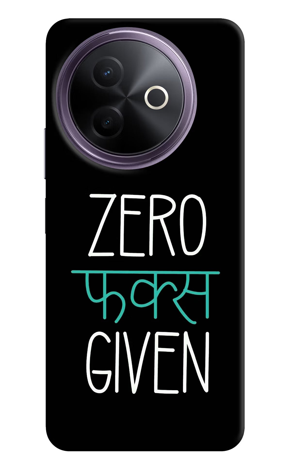 Zero Fucks Given Vivo Y39 5G Hard Case Back Cover by Casekaro
