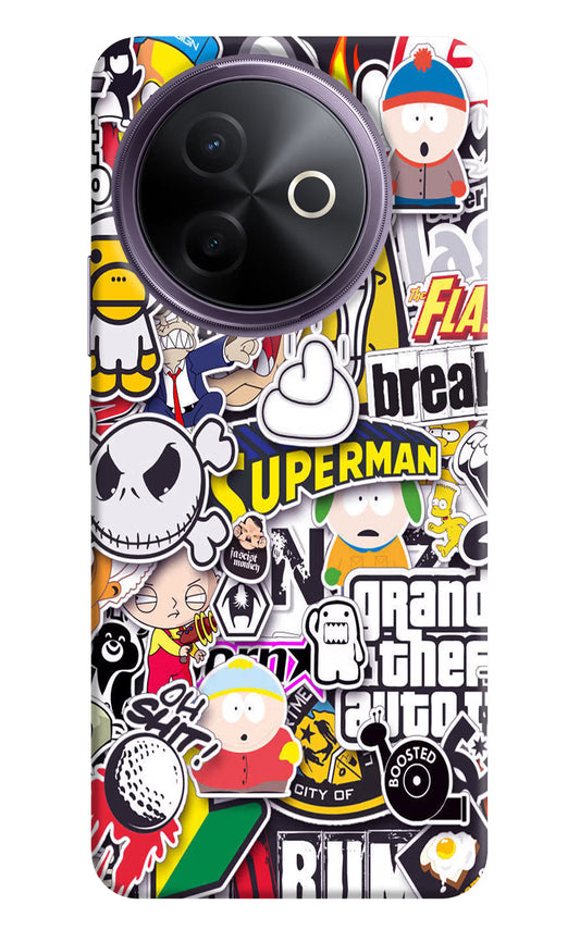 Sticker Bomb Vivo Y39 5G Hard Case Back Cover by Casekaro