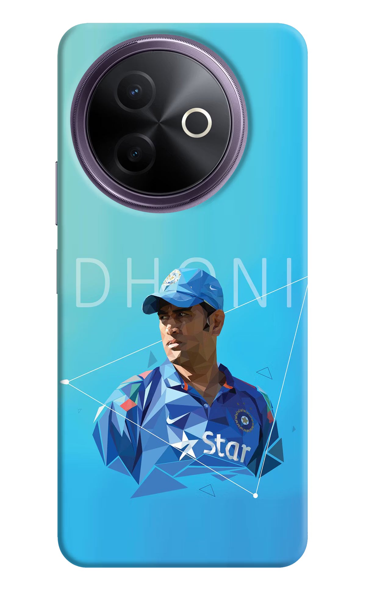 Dhoni Artwork Vivo Y39 5G Hard Case Back Cover by Casekaro
