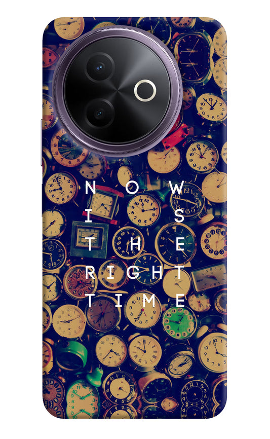 Now is the Right Time Quote Vivo Y39 5G Hard Case Back Cover by Casekaro