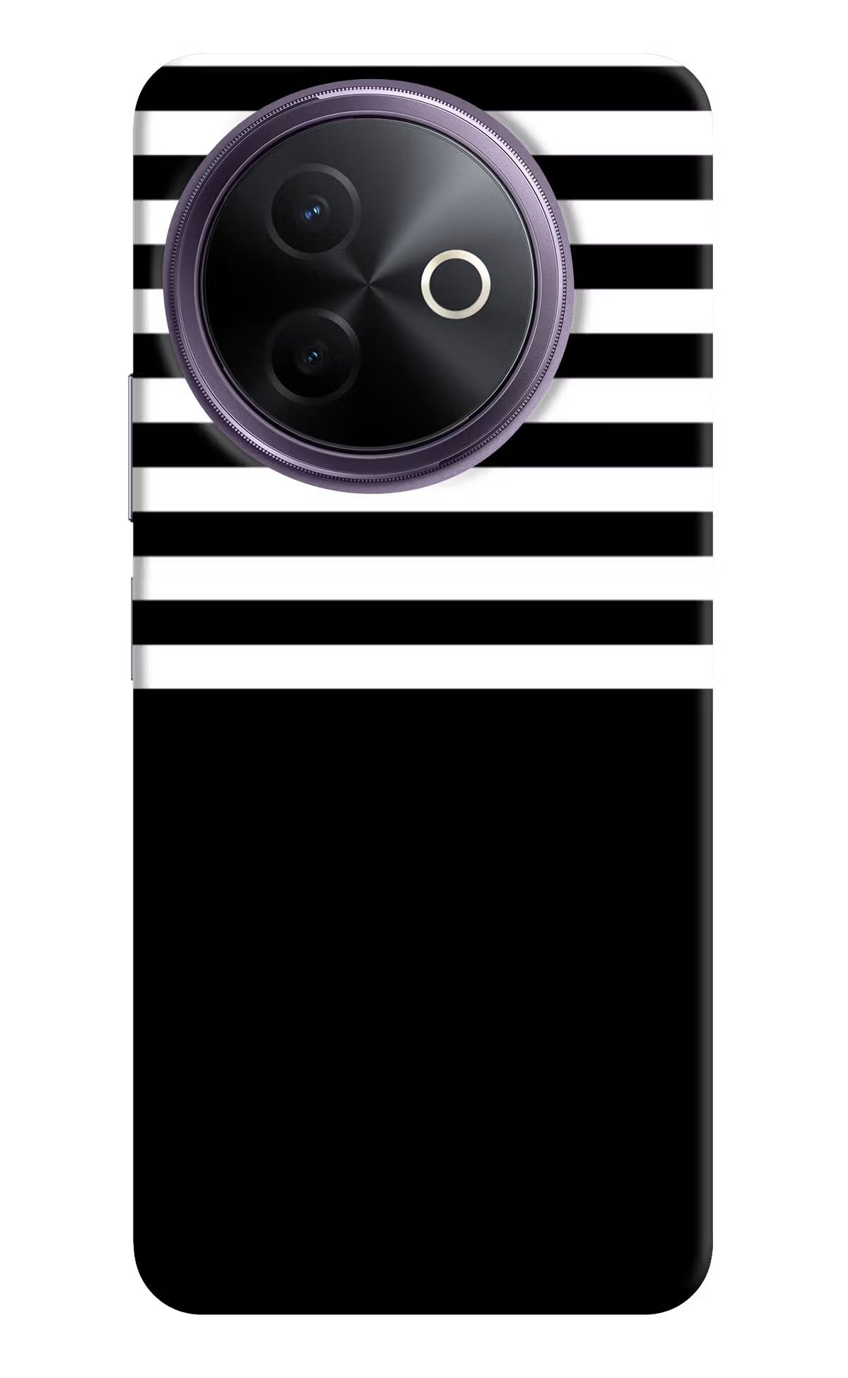 Black and White Print Vivo Y39 5G Hard Case Back Cover by Casekaro