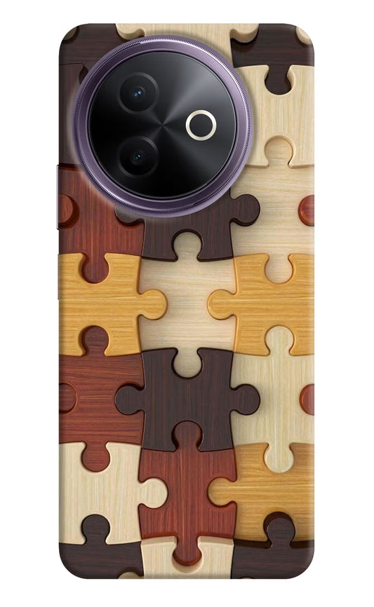Wooden Puzzle Vivo Y39 5G Hard Case Back Cover by Casekaro