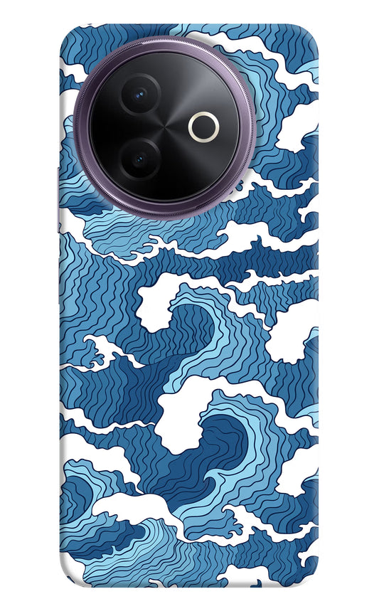 Blue Waves Vivo Y39 5G Hard Case Back Cover by Casekaro
