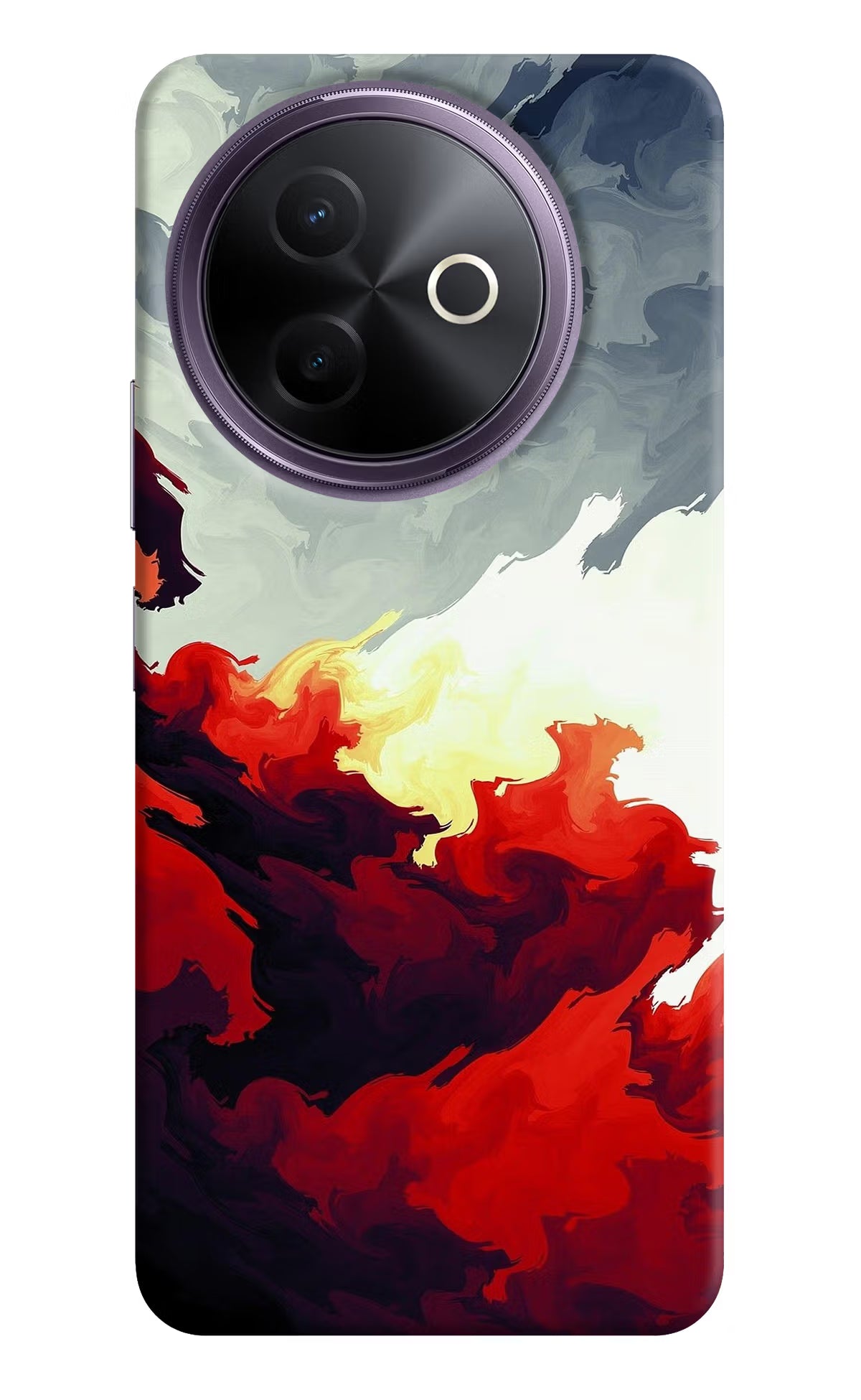 Fire Cloud Vivo Y39 5G Hard Case Back Cover by Casekaro