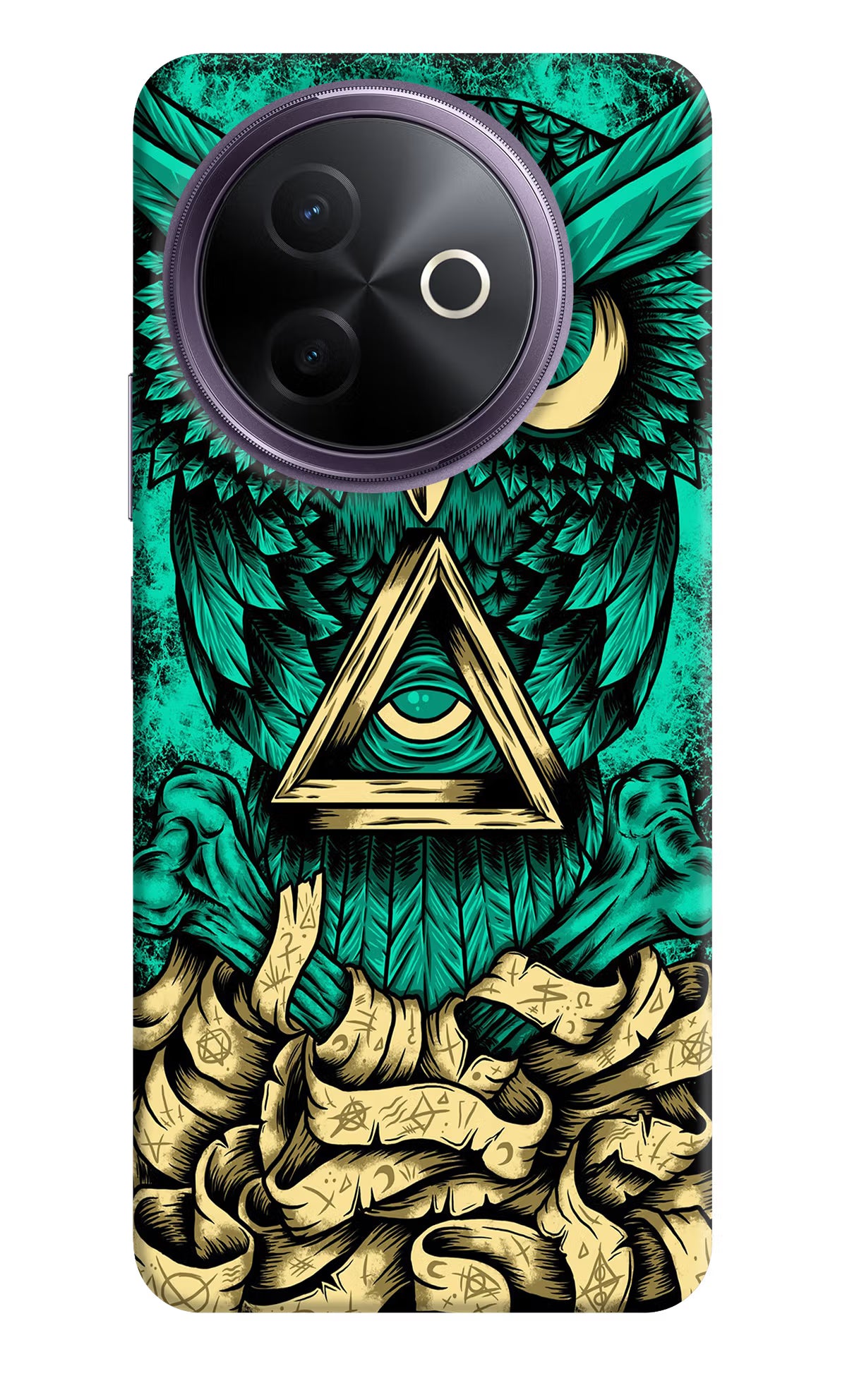 Green Owl Vivo Y39 5G Hard Case Back Cover by Casekaro