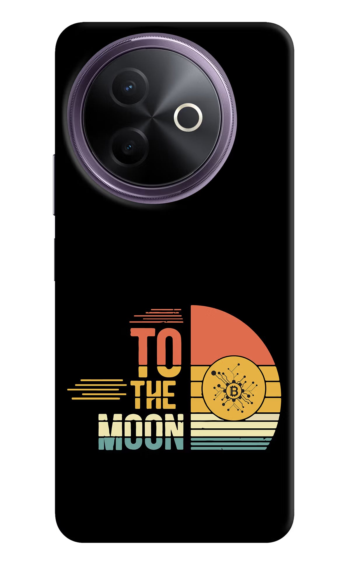 To the Moon Vivo Y39 5G Hard Case Back Cover by Casekaro