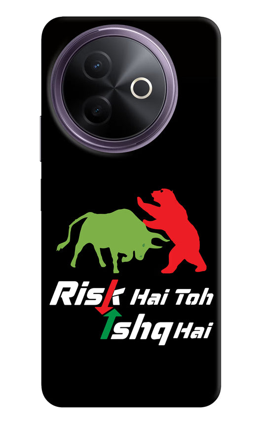 Risk Hai Toh Ishq Hai Vivo Y39 5G Hard Case Back Cover by Casekaro