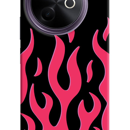 Fire Flames Vivo Y39 5G Hard Case Back Cover by Casekaro
