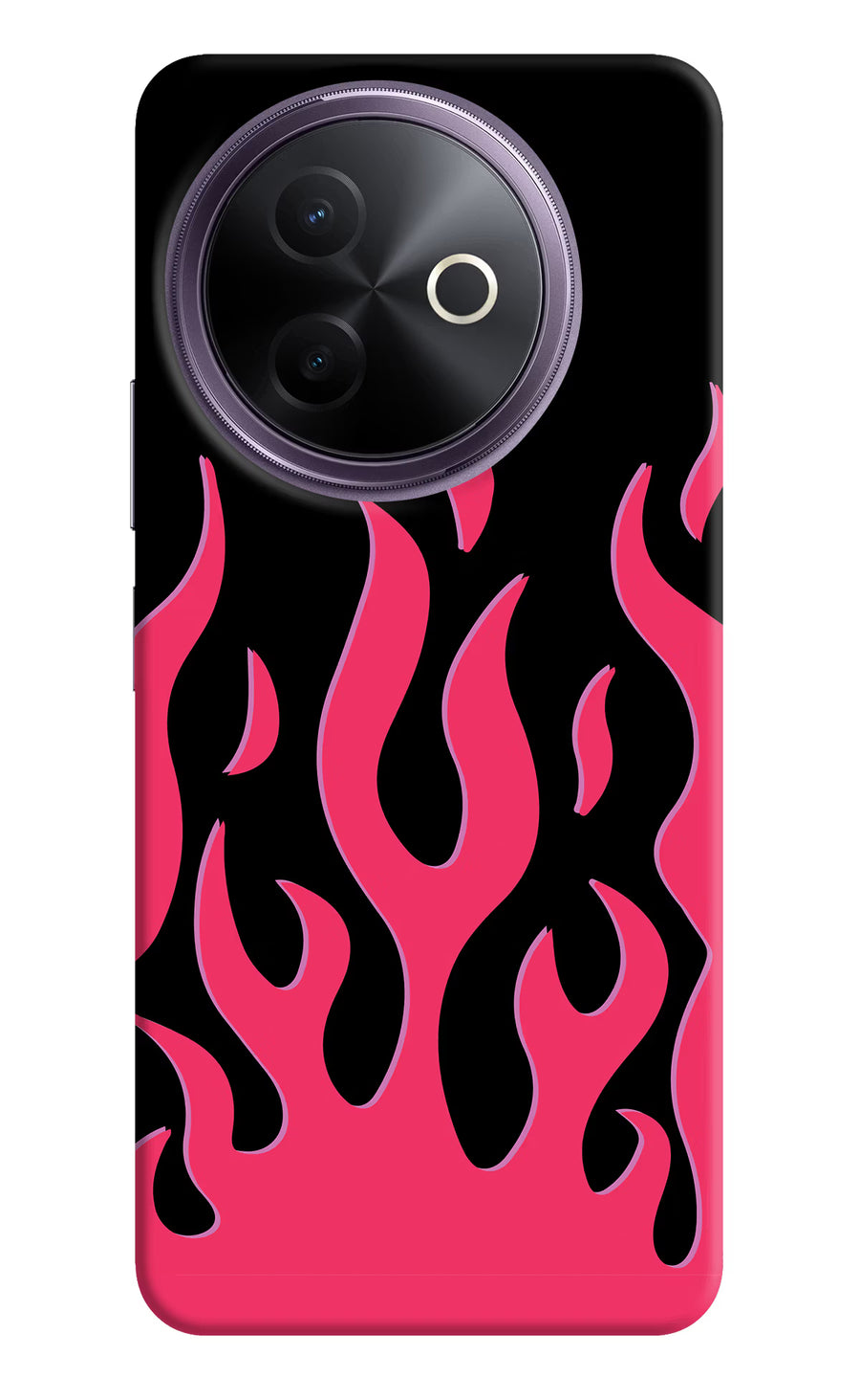 Fire Flames Vivo Y39 5G Back Cover, Hard case