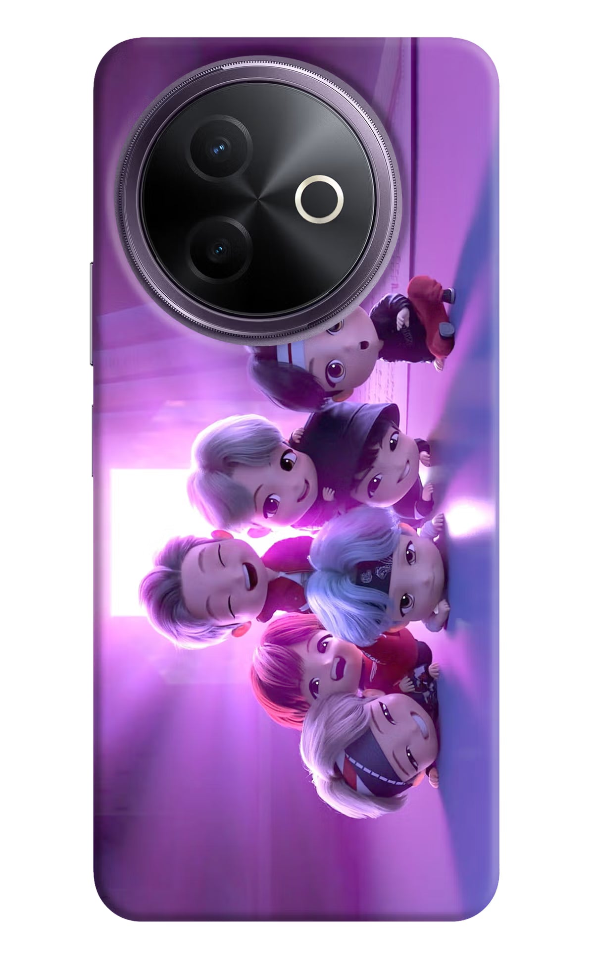 BTS Chibi Vivo Y39 5G Hard Case Back Cover by Casekaro