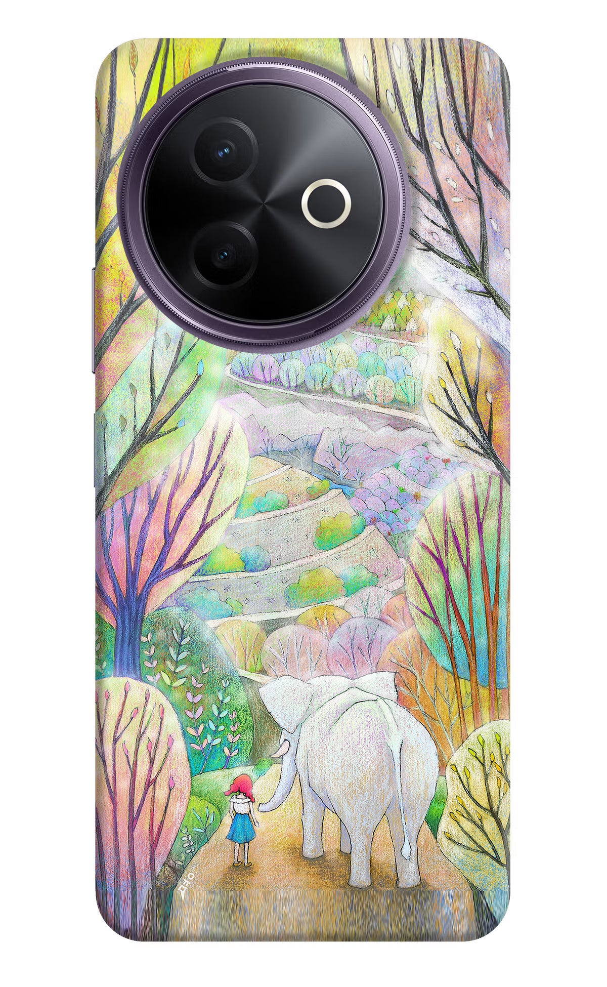 Nature Painting Vivo Y39 5G Hard Case Back Cover by Casekaro