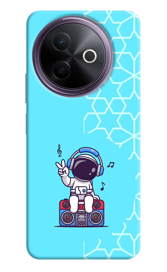 Cute Astronaut Chilling Vivo Y39 5G Hard Case Back Cover by Casekaro