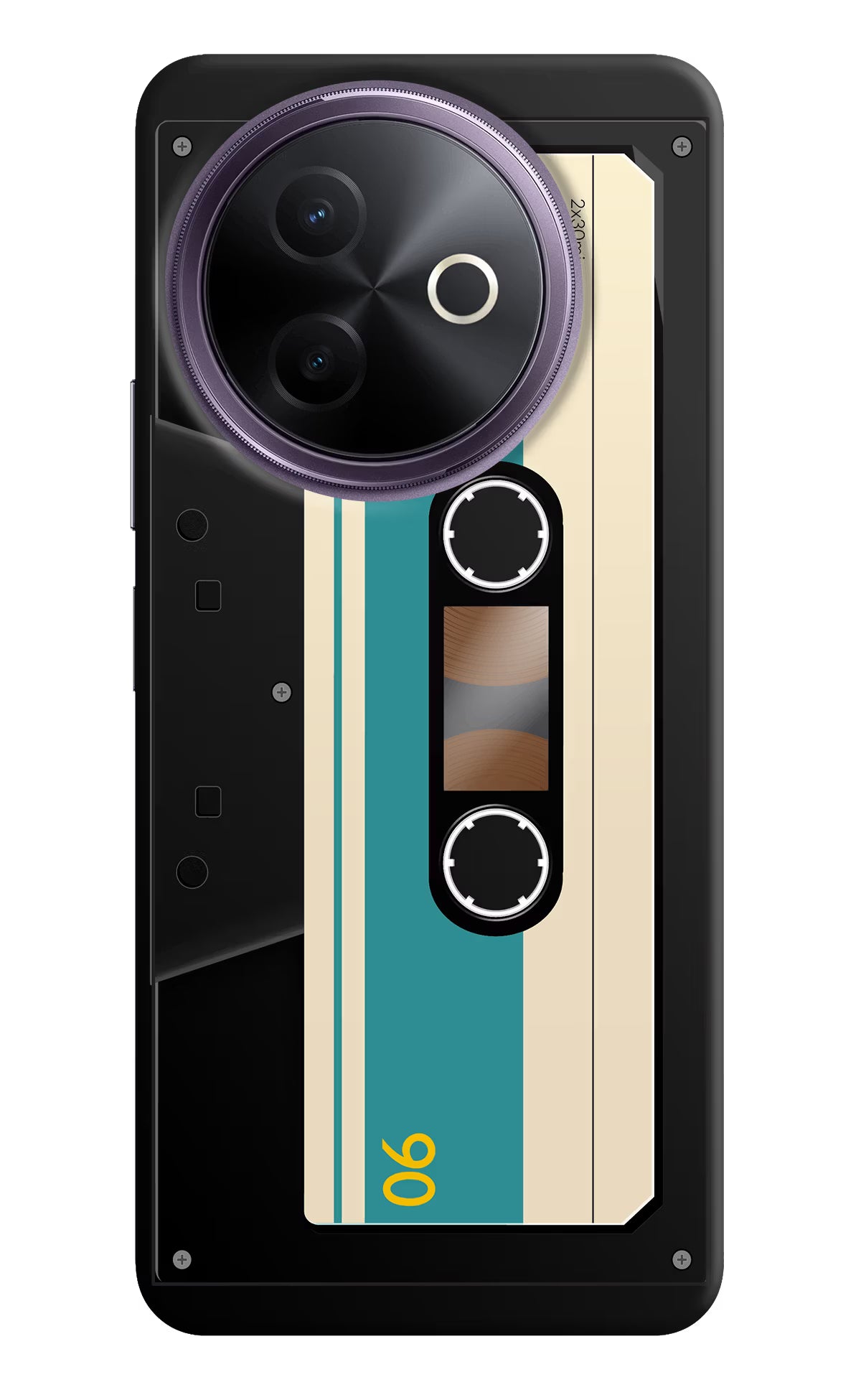 Cassette Vivo Y39 5G Hard Case Back Cover by Casekaro