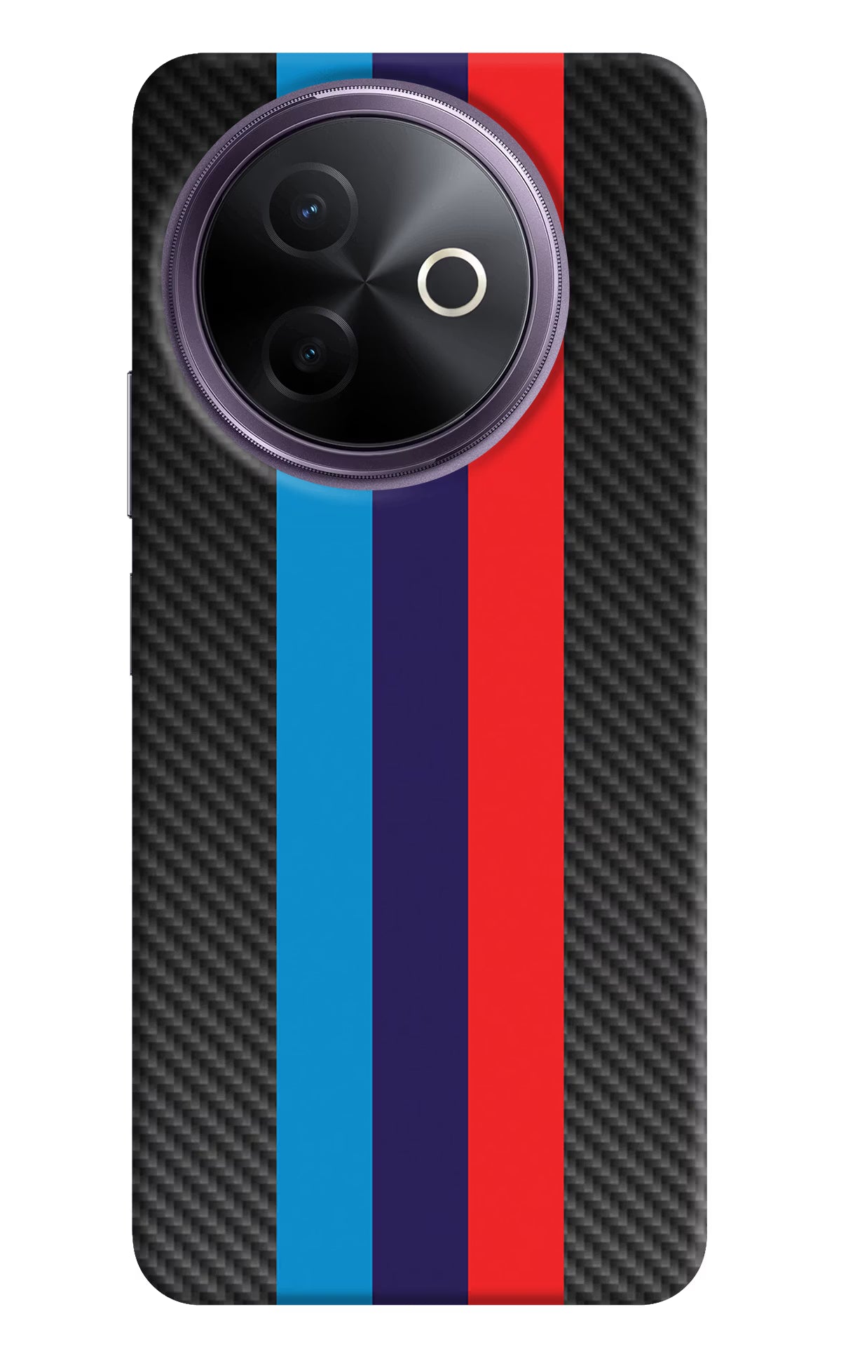 BMW Stripes Pattern Vivo Y39 5G Hard Case Back Cover by Casekaro