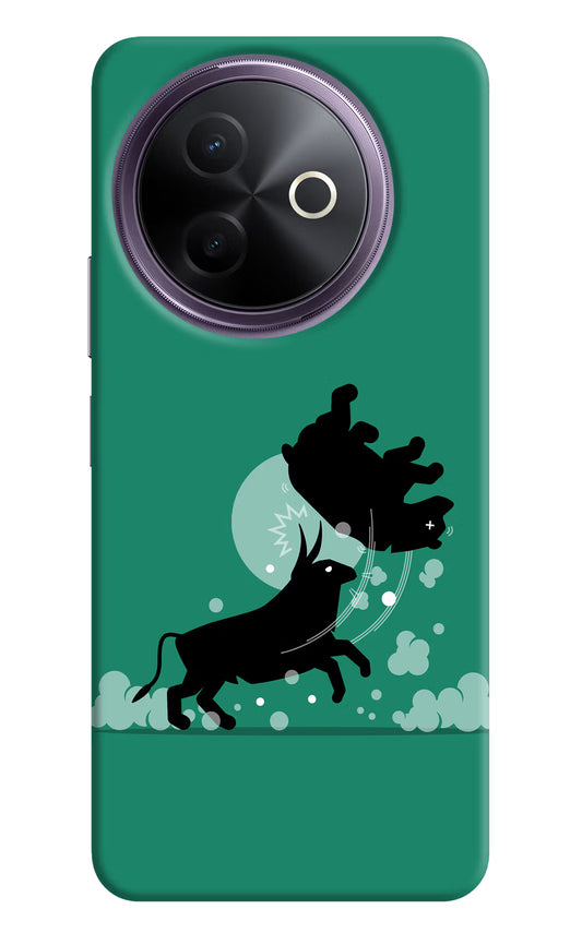Bull Conqueror Vivo Y39 5G Hard Case Back Cover by Casekaro