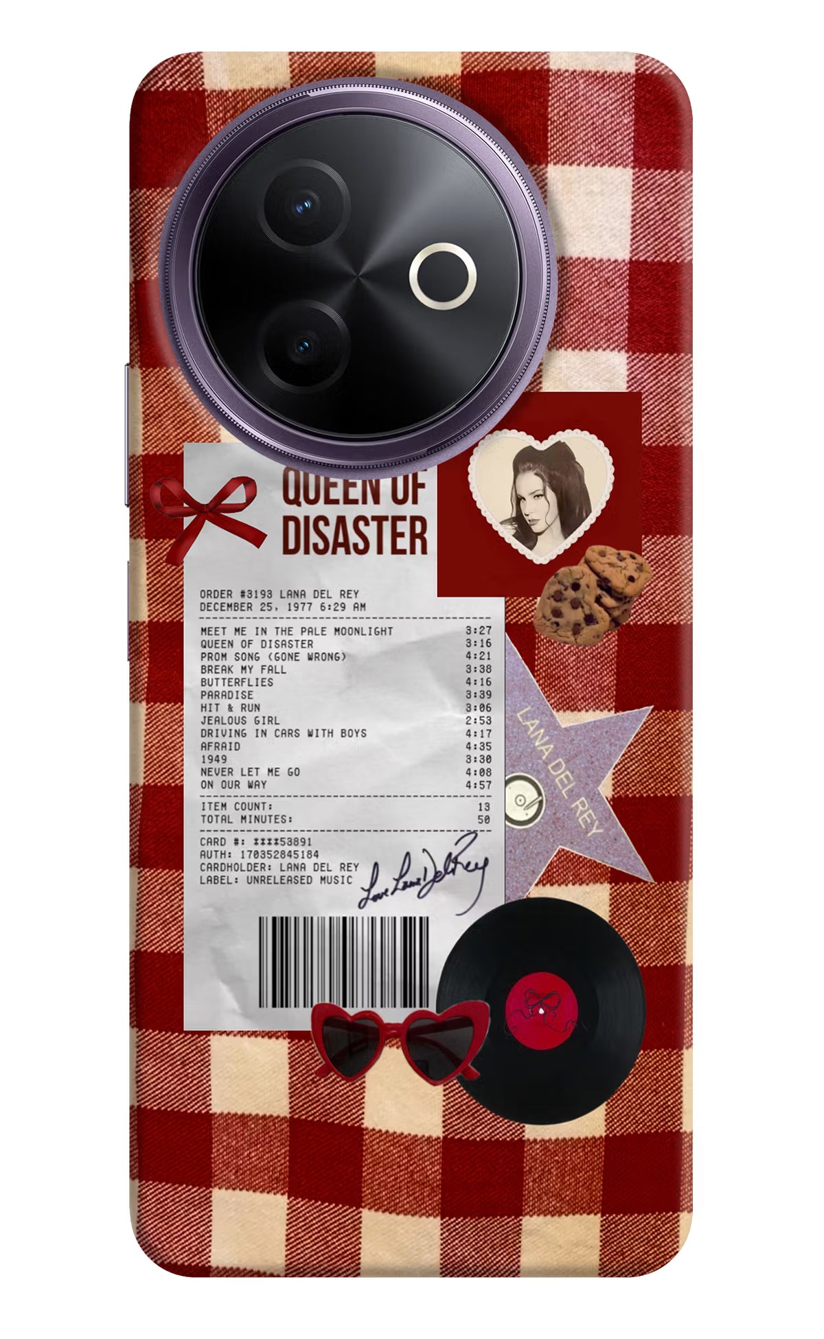 Queen of Disaster Vivo Y39 5G Hard Case Back Cover by Casekaro
