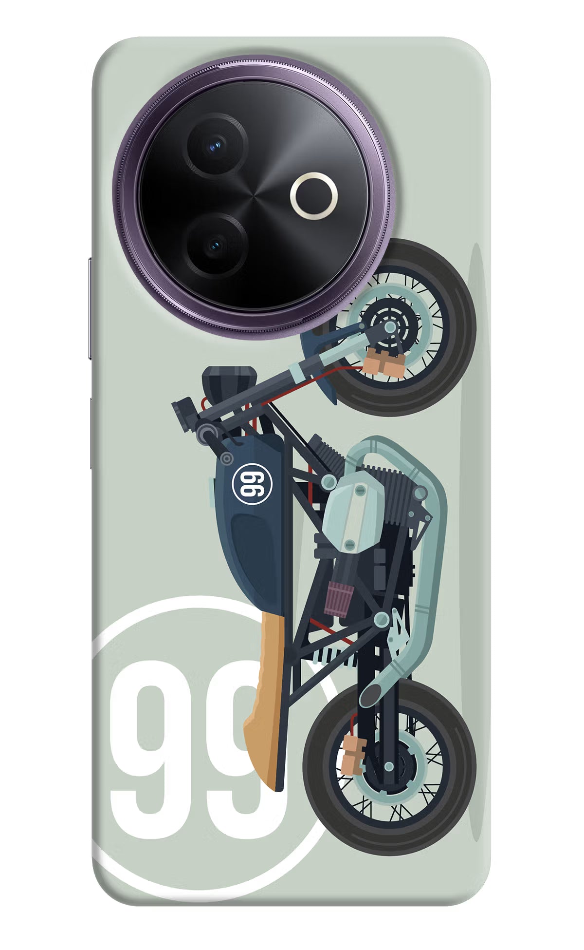 Classic Cafe Racer 99 Vivo Y39 5G Hard Case Back Cover by Casekaro