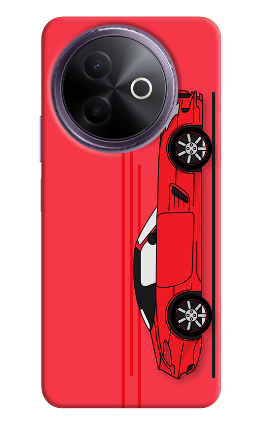 Red Velocity Vivo Y39 5G Hard Case Back Cover by Casekaro