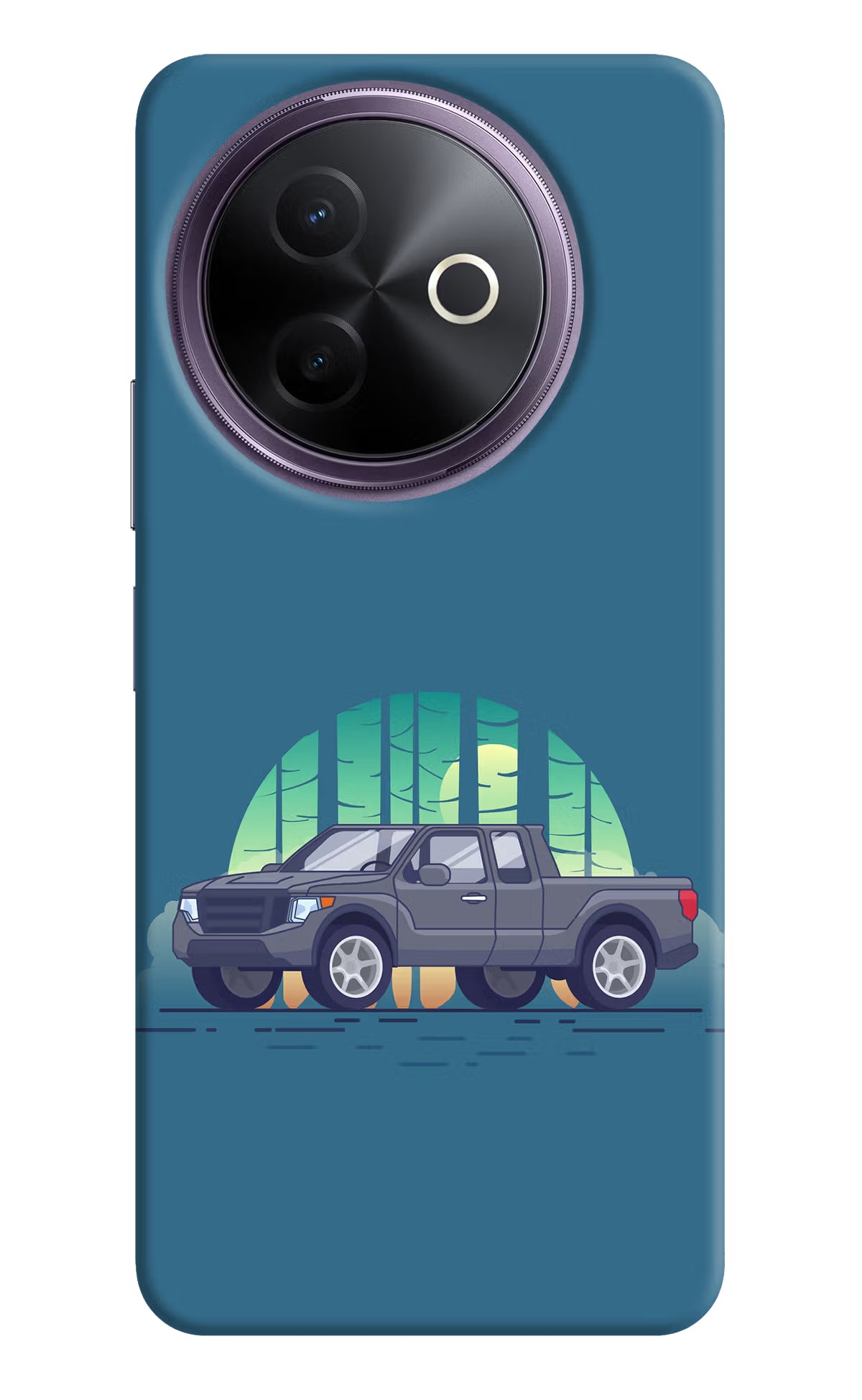 Retro Garage Vibe Vivo Y39 5G Hard Case Back Cover by Casekaro