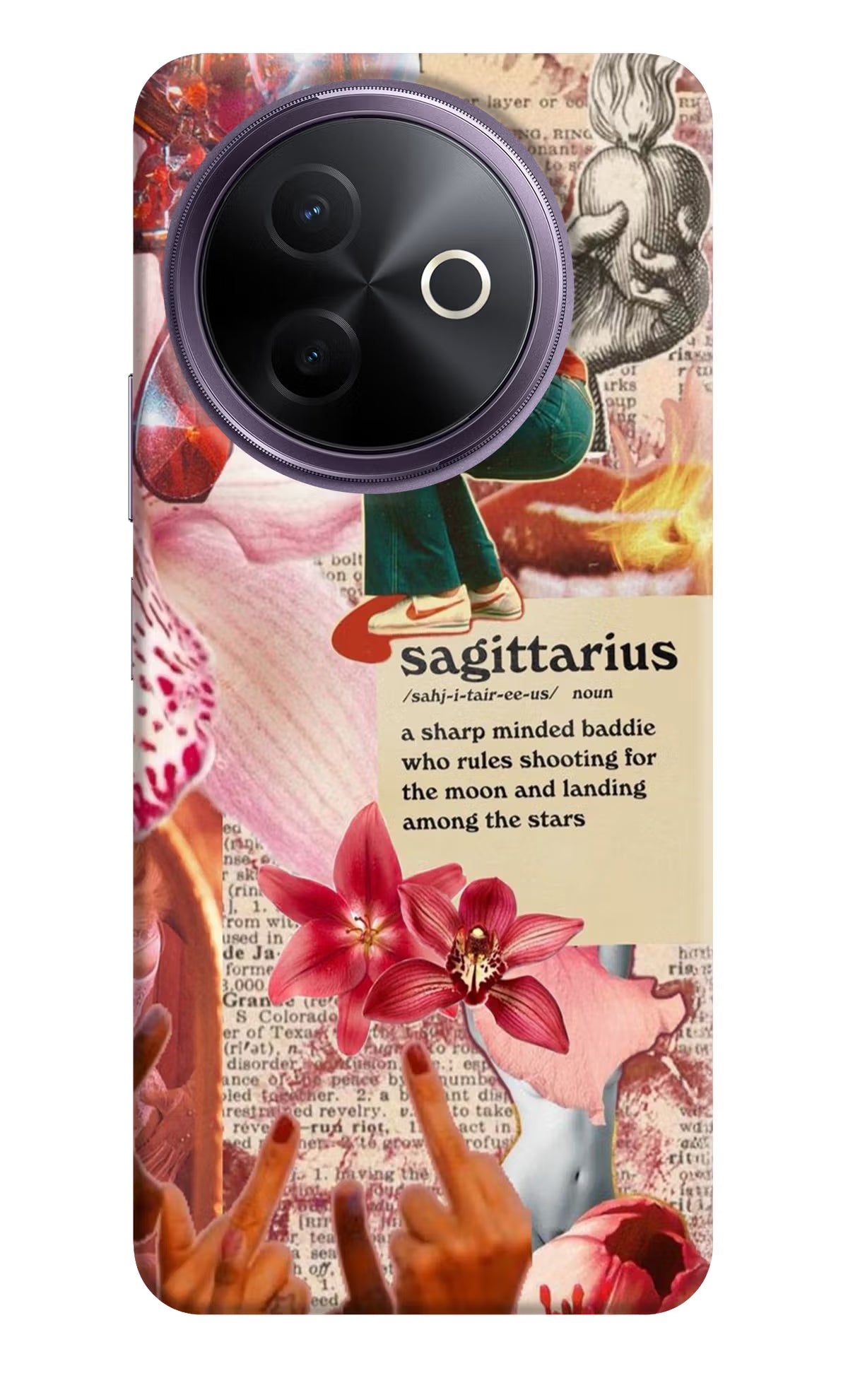 Sagittarius Zodiac Vivo Y39 5G Hard Case Back Cover by Casekaro