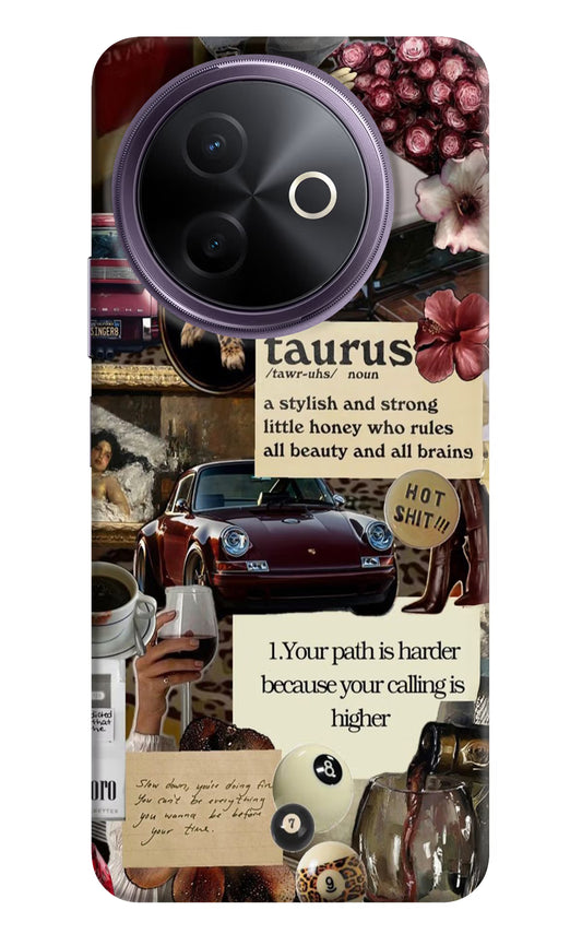Taurus Zodiac Vivo Y39 5G Hard Case Back Cover by Casekaro