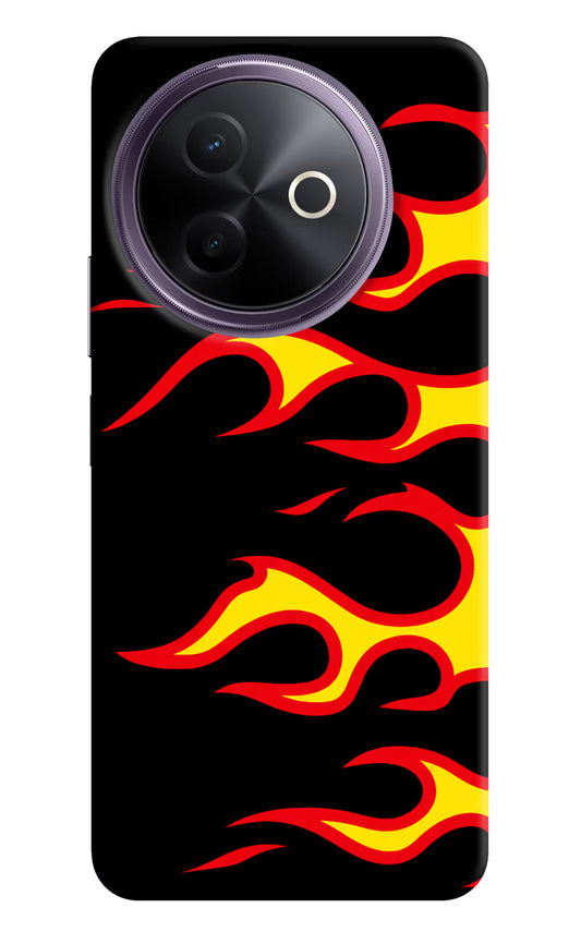 Side Sweep Flames Vivo Y39 5G Hard Case Back Cover by Casekaro