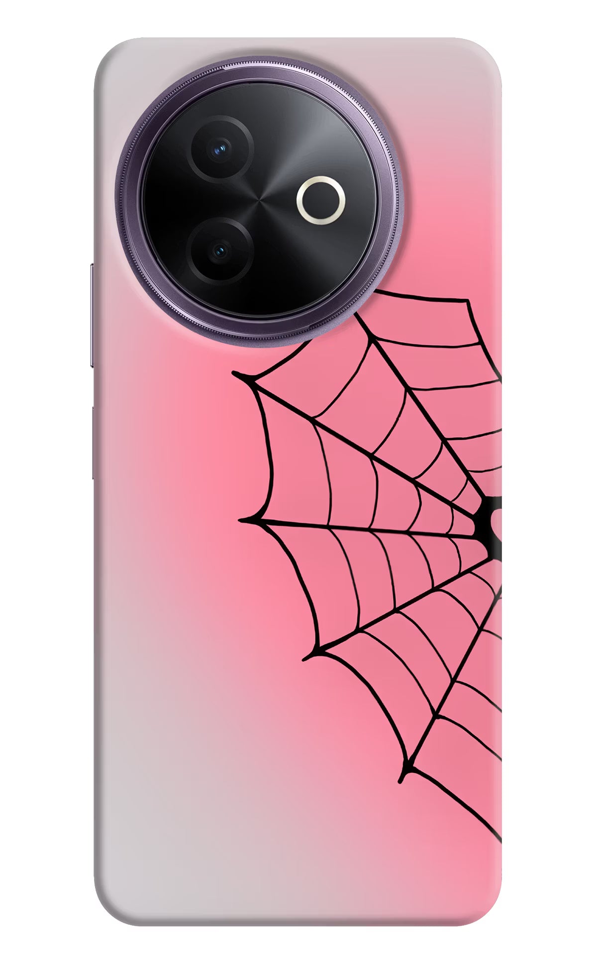 Pink Web Vivo Y39 5G Back Cover