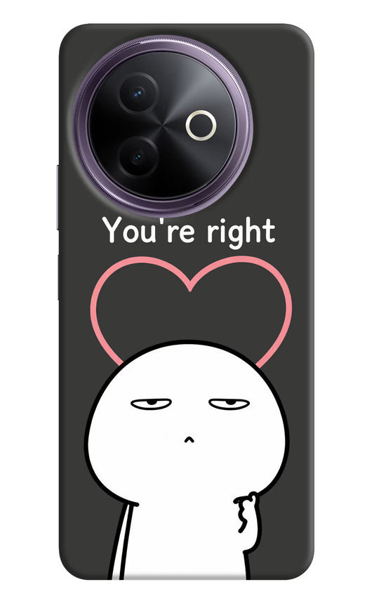 You're Right Vivo Y39 5G Hard Case Back Cover by Casekaro