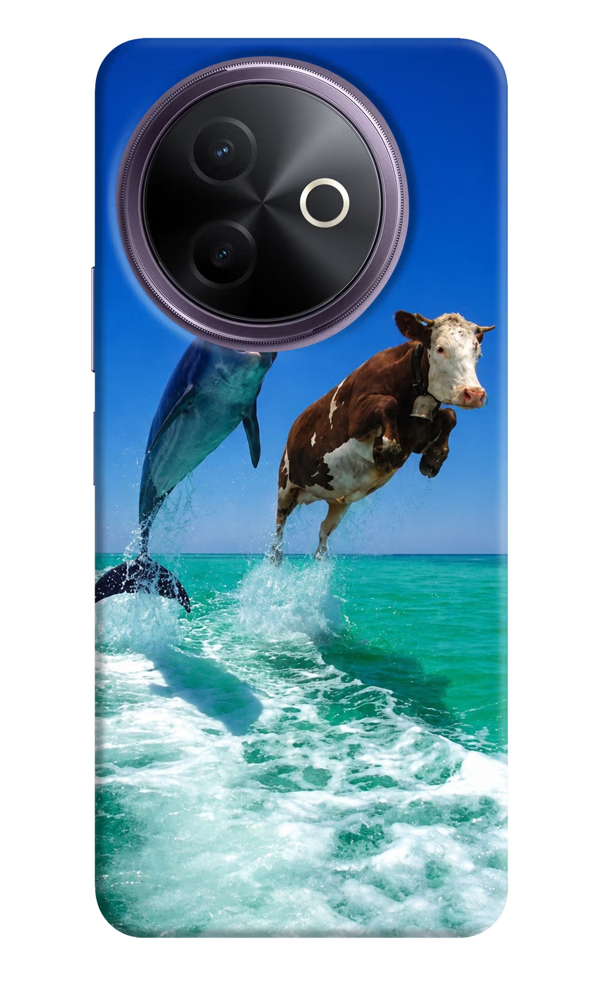 Dolphin vs Cow Vivo Y39 5G Back Cover