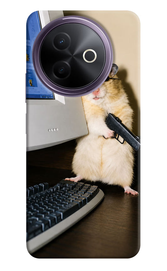 Hacker Hamster Vivo Y39 5G Hard Case Back Cover by Casekaro