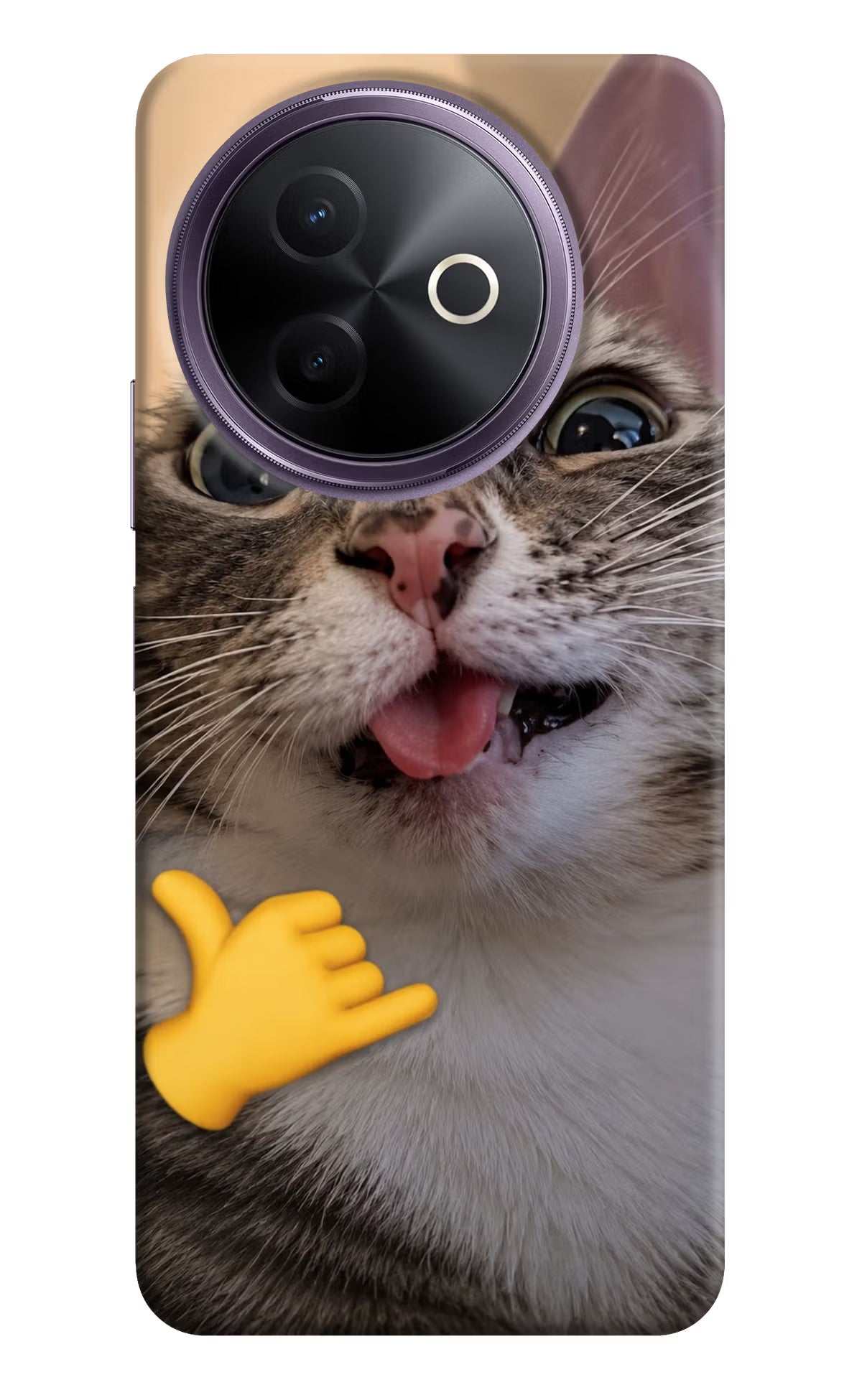 Silly Cat Call Vivo Y39 5G Hard Case Back Cover by Casekaro