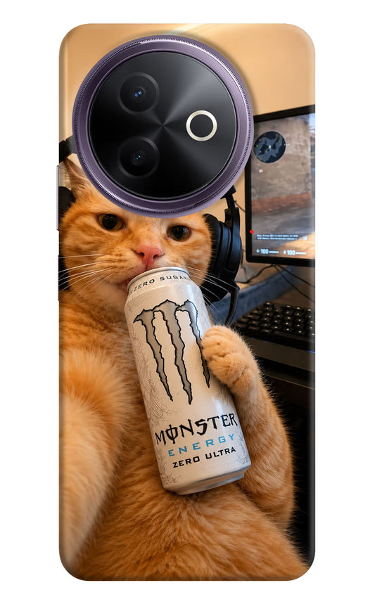 Gamer Cat Energy Vivo Y39 5G Hard Case Back Cover by Casekaro