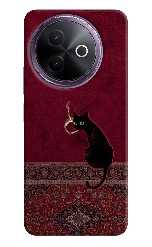 Midnight Cat Vivo Y39 5G Hard Case Back Cover by Casekaro
