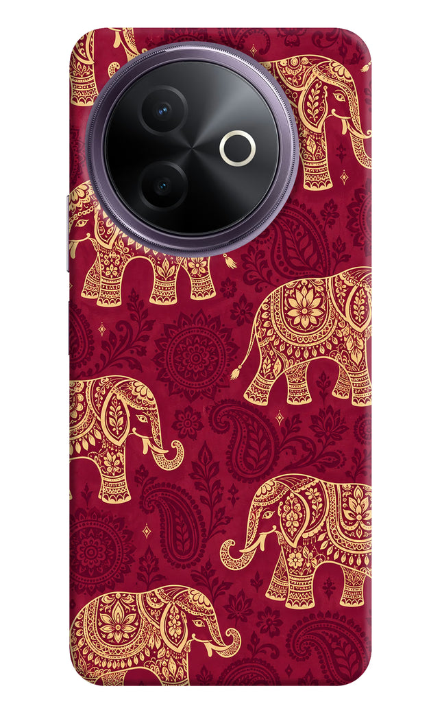 Maroon Elephant Vivo Y39 5G Back Cover
